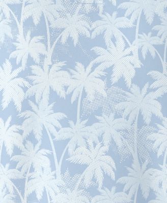 Men's All-Over Geometric Palm Print Short-Sleeve Golf Polo Shirt