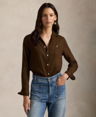 Women's Classic-Fit Linen Shirt