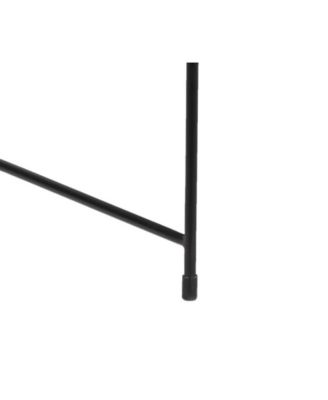 Hagen Black Iron Frame Accent Chair, Black