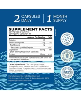 Magnesium Glycinate Gummies, 60ct