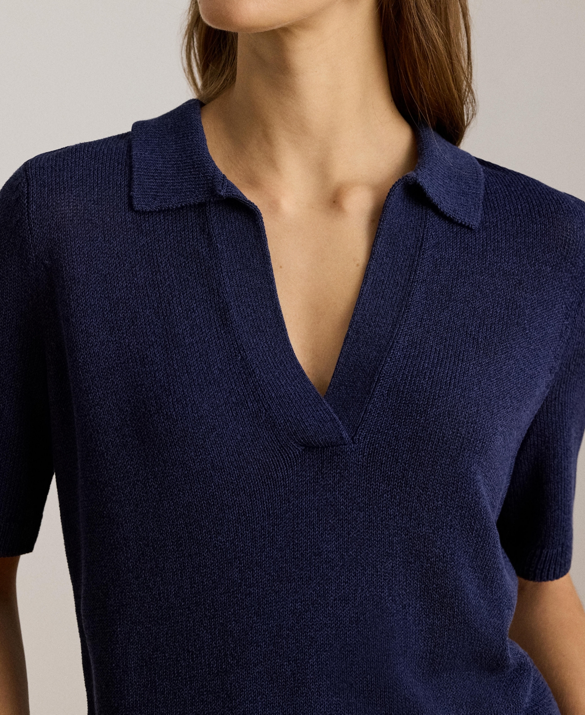 Ralph Lauren Women's Short-sleeve Sweater In Blue