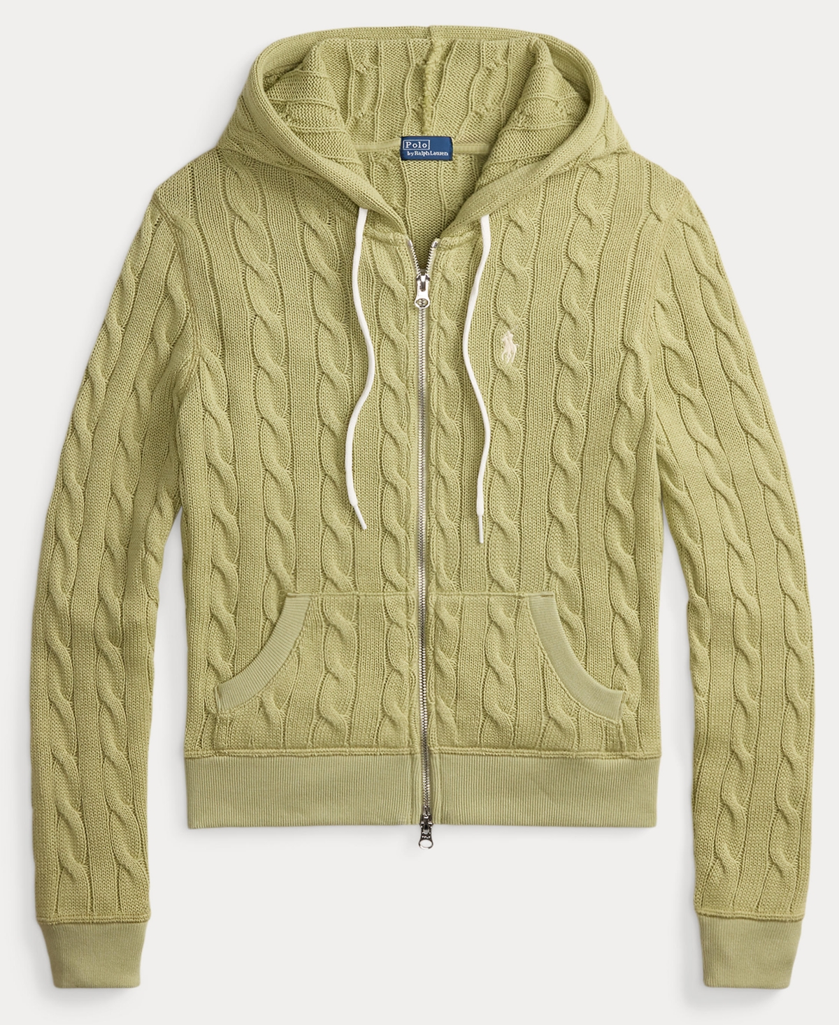 Polo Ralph Lauren Women's Cable-Knit Full-Zip Hoodie