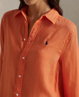 Women's Classic-Fit Linen Shirt