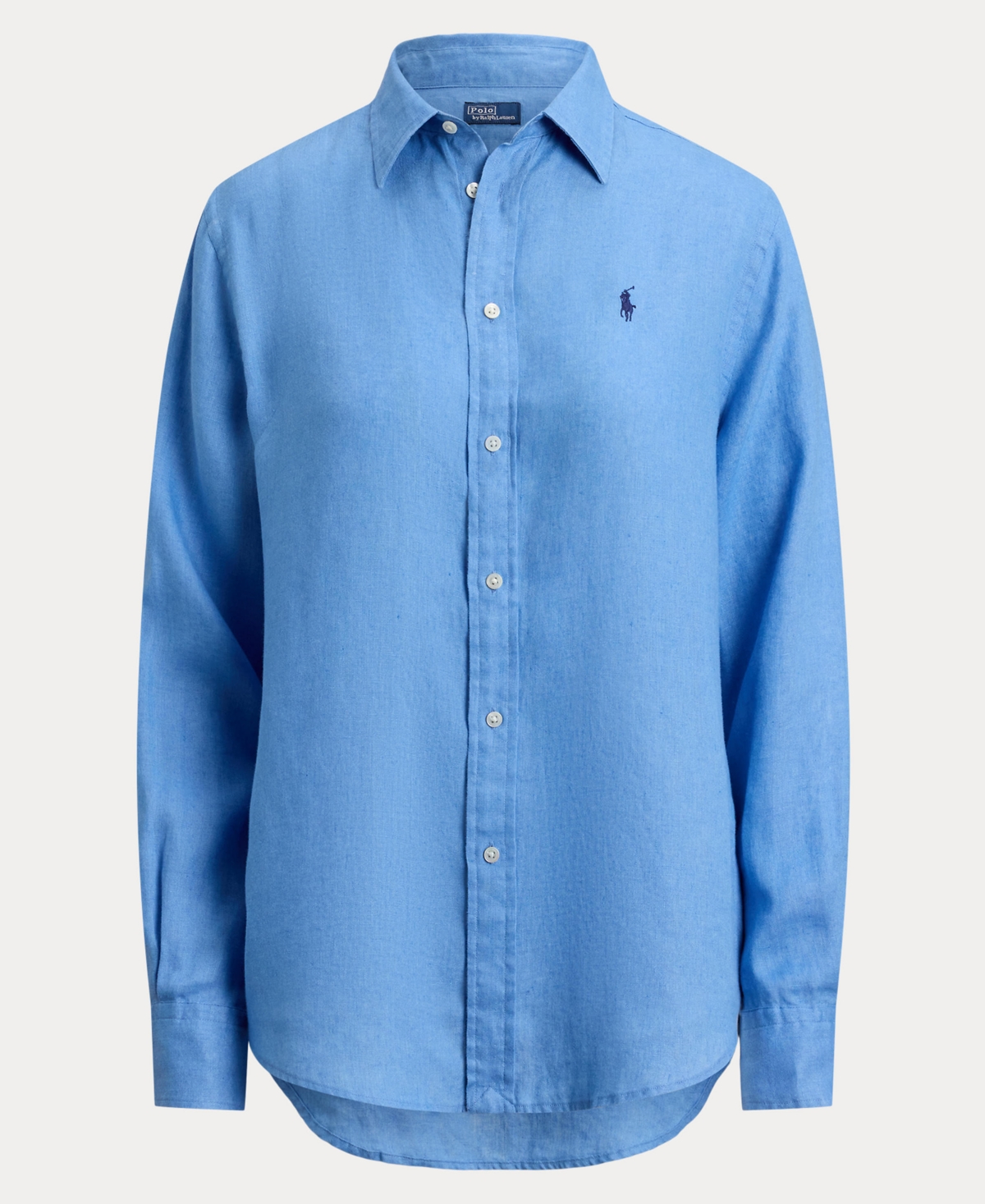 Polo Ralph Lauren Women's Classic-fit 100% Linen Shirt In Blue