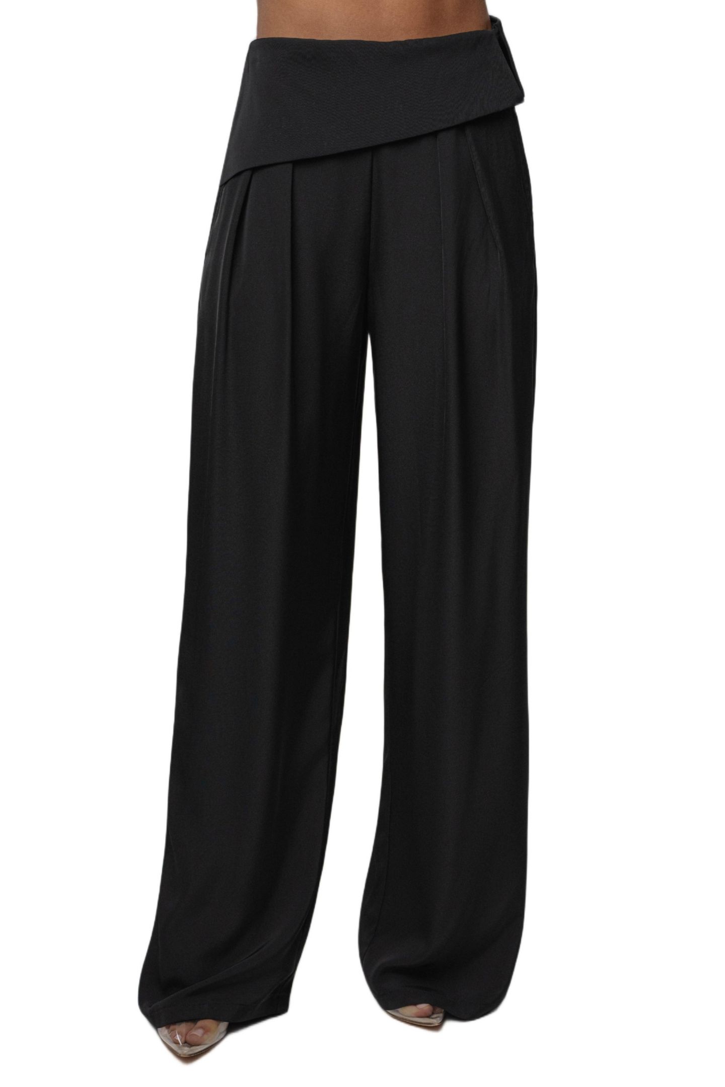 Женские брюки JLUXLABEL Executive Trousers, цвет: Чёрный — фото 1