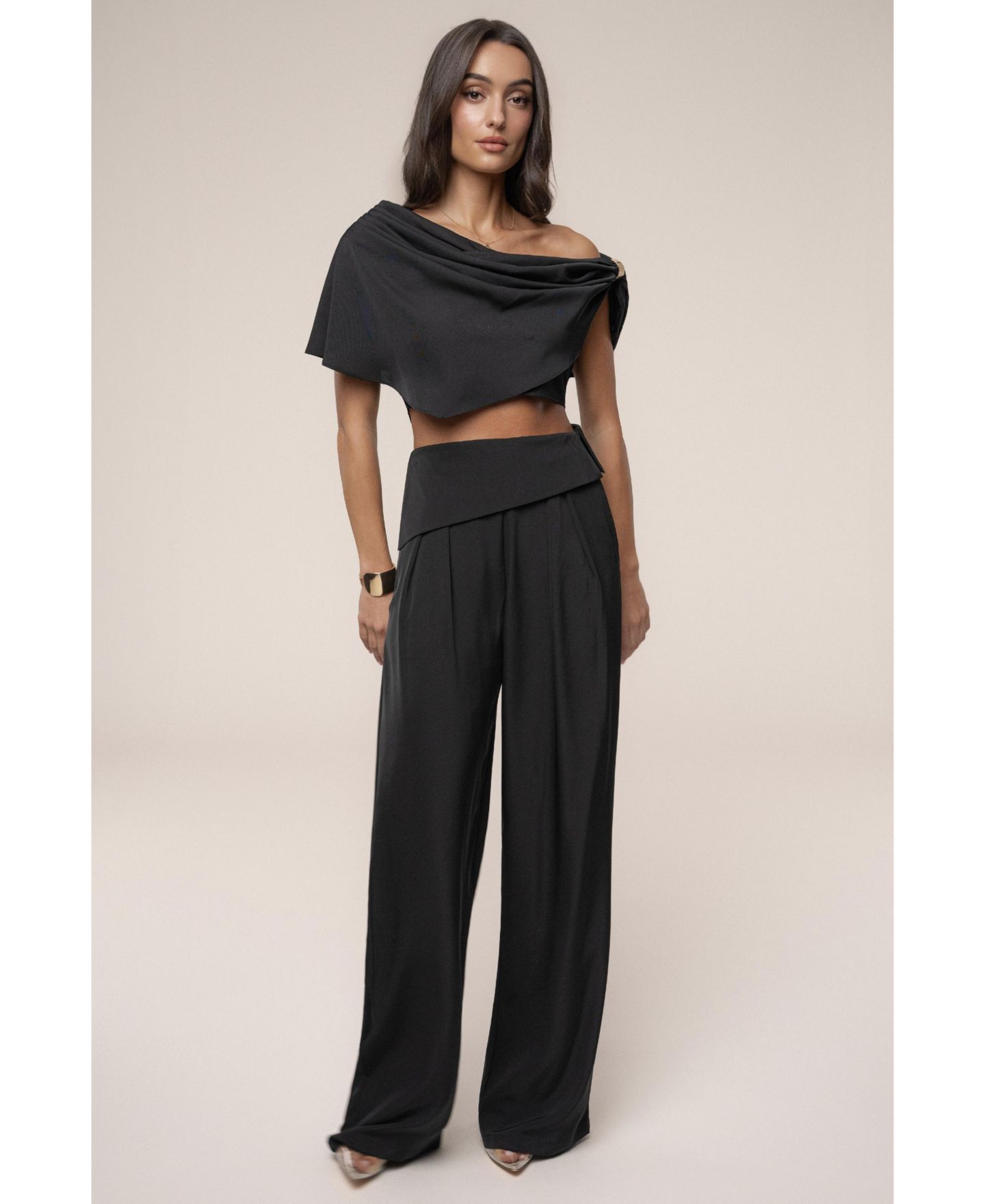 Женские брюки JLUXLABEL Executive Trousers, цвет: Чёрный — фото 7