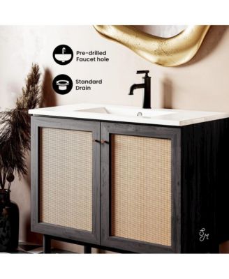 36" Classe Freestanding Bathroom Vanity with Sink Top