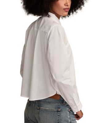 Women's Bejeweled Button-Up Shirt