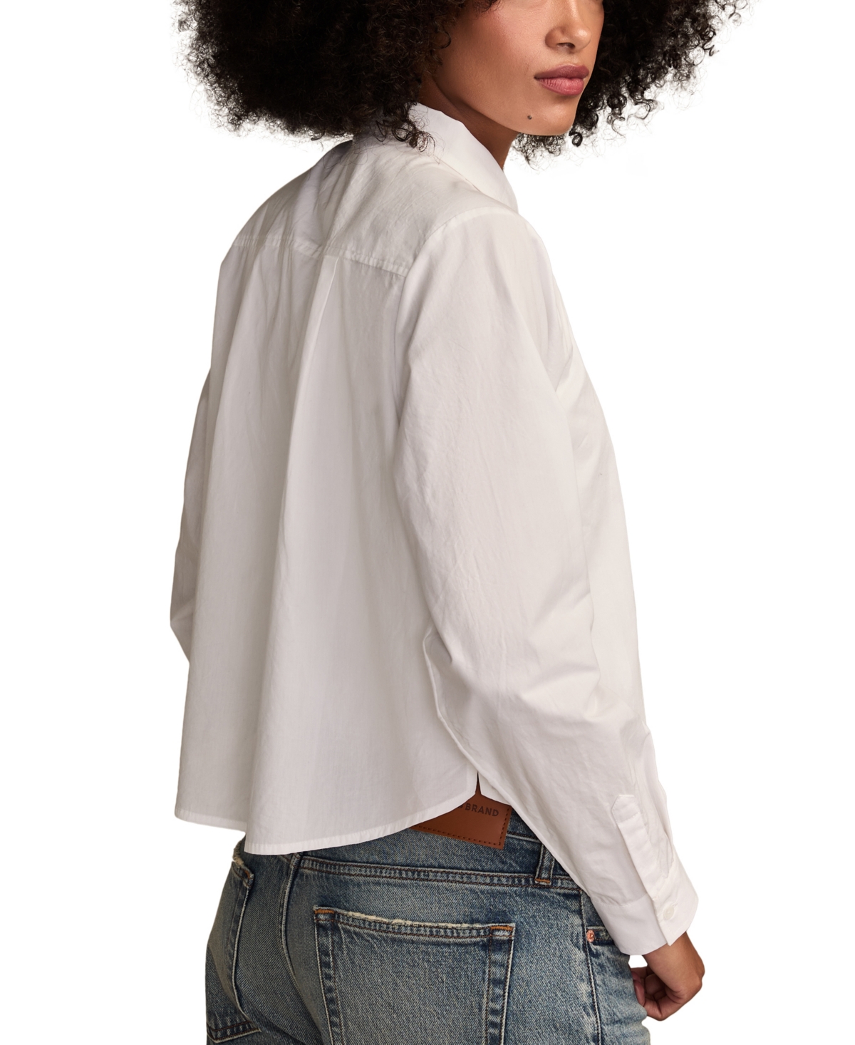 Lucky Brand Women's Bejeweled Button-Up Shirt