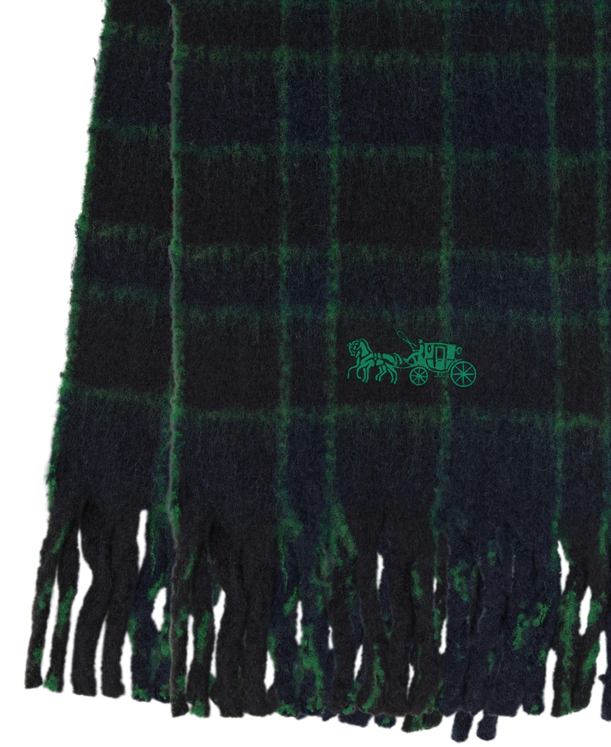 Coach Women's Oversized Classic Plaid Scarf