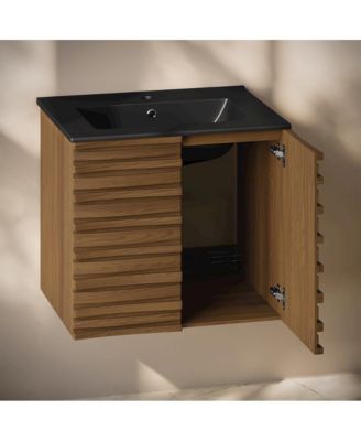 Cascade 24" Wall-Mounted Bathroom Vanity