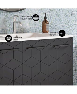 Annecy 36" Freestanding Bathroom Vanity with Sink Top