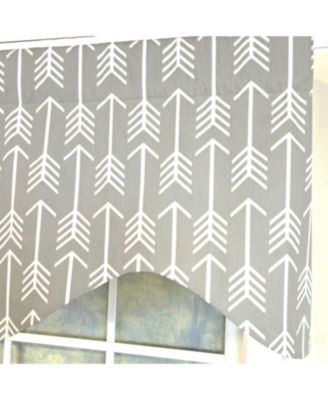 100% Cotton Native Cornice With Poly/Cotton Ivory lining Rod Pocket Valance 50" x 17" Sil