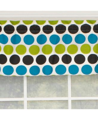 Fanci Tailored 100% Cotton with Fully Lined 3" Rod Pocket Valnance for Windows 50" x 14" Multi