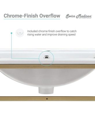 Pierre 36 Single, Open Shelf, Gold Metal Frame Bathroom Vanity