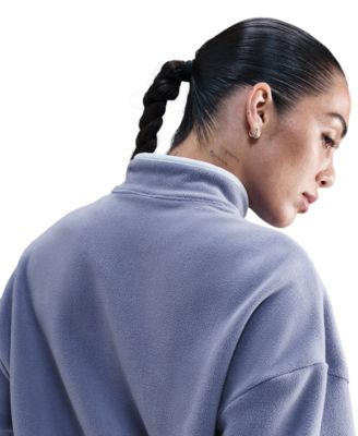 Women's Polar Club Fleece Loose Cozy Track Jacket