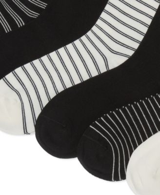 Women's 6-Pack Script Logo and Striped Crew Socks