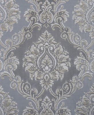 Krista Woven Damask 4-Pc. Comforter Set, Queen