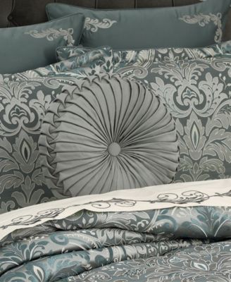 Renata Tufted Round Decorative Pillow, 15" x 15"