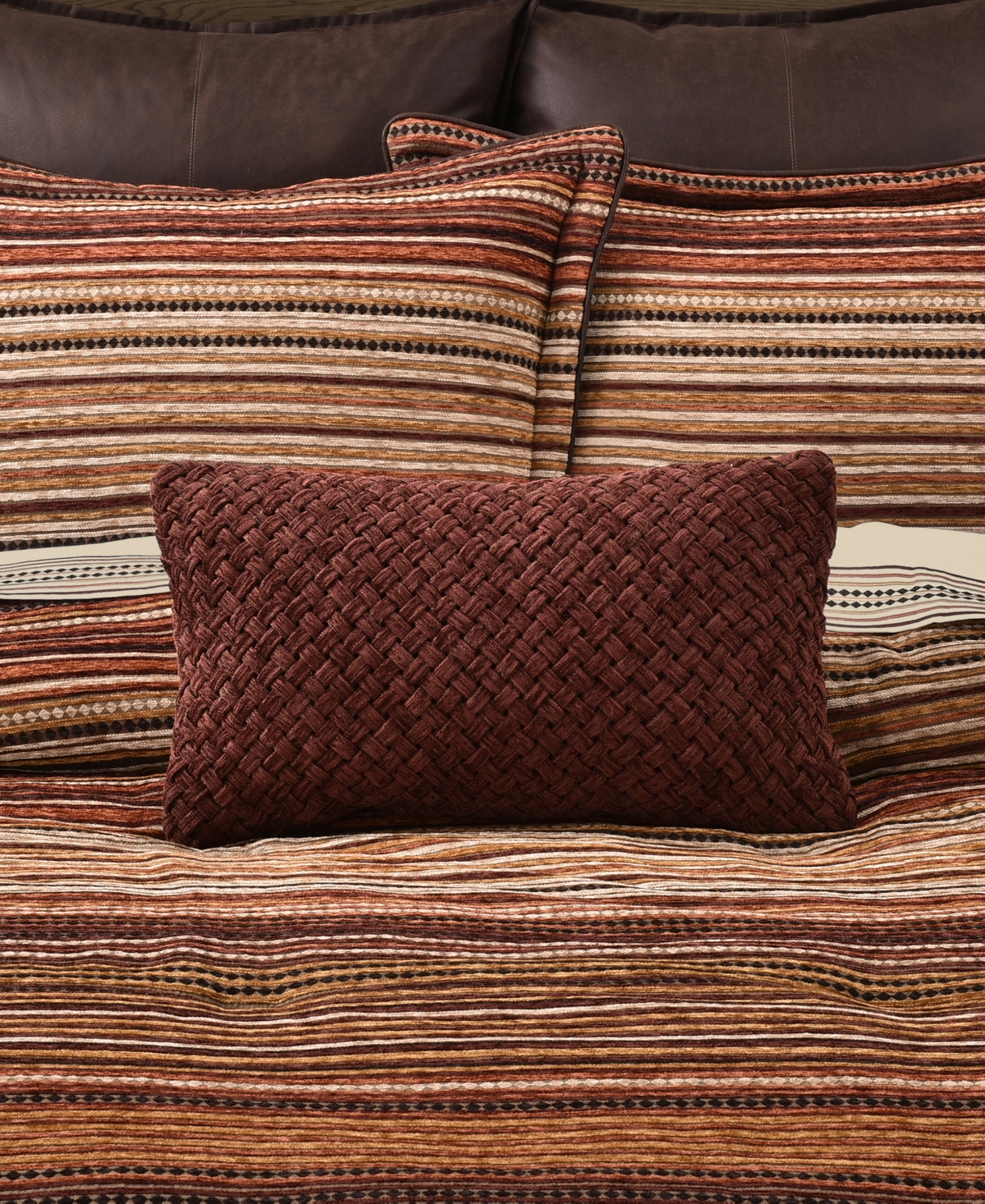 J Queen New York Sundance Chenille Boudoir Decorative Pillow, 12" x 21"
