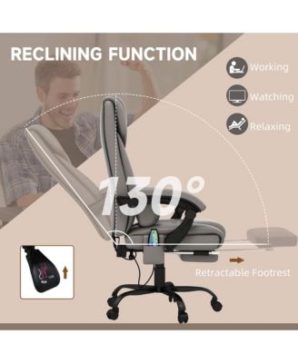 Massage Office Chair, Office Chair with 6 Vibration Points,