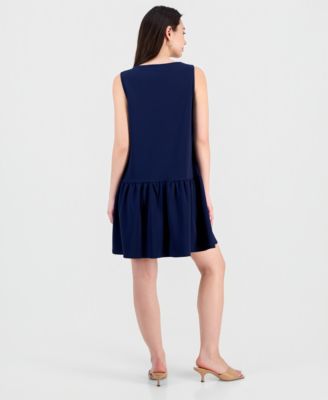 Women's Drop-Waist Shift Dress