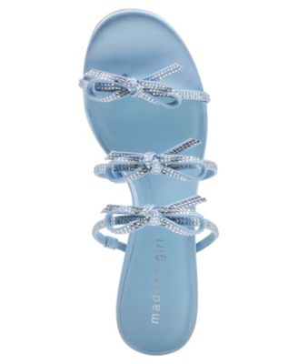 Women's Loving Bow Mid-Heel Rhinestone Dress Sandals