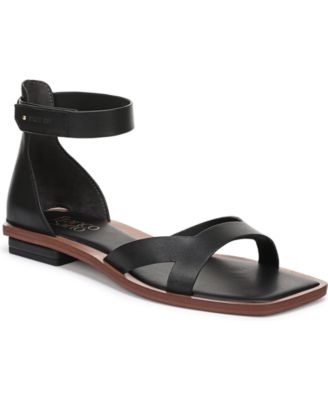 Women's Elisa Open Square Toe Ankle Strap Flat Sandals