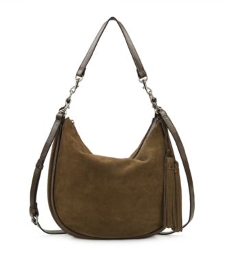 Chiavari Medium Suede Hobo Bag