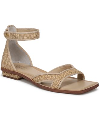 Women's Elisa Open Square Toe Ankle Strap Flat Sandals