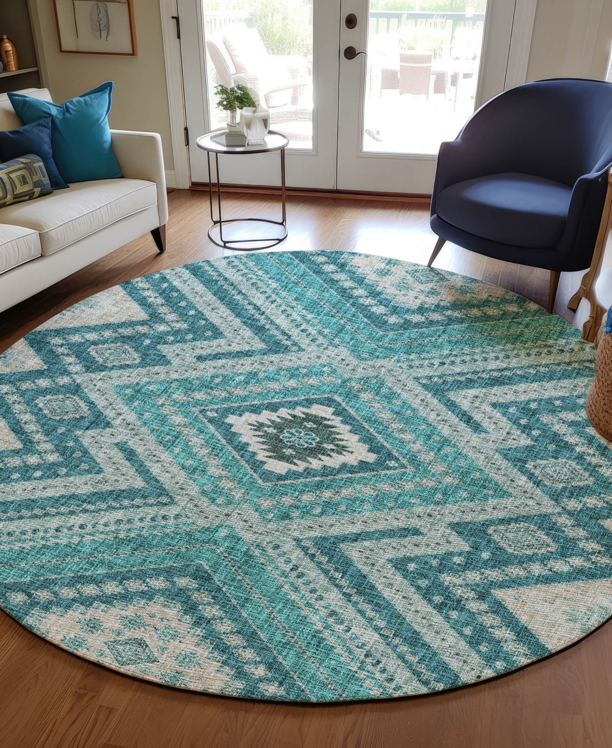 Dalyn Portico PO5 8'x8' Round Area Rug