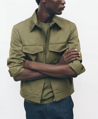 Men's Pockets Cotton Jacket