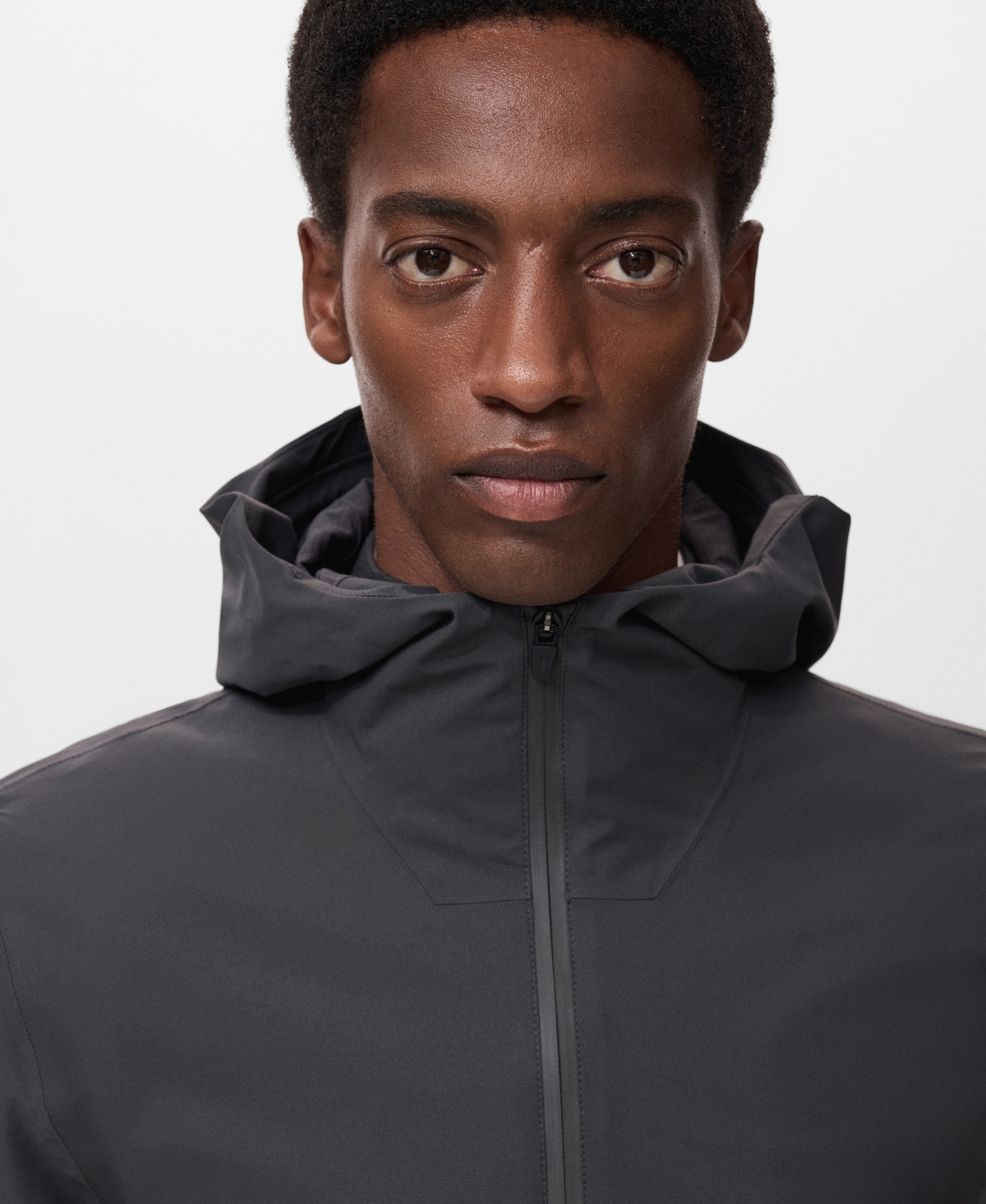 Mango Men's Water-Repellent Hooded Jacket