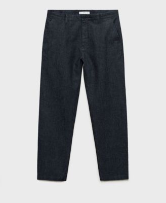 Men's Dark Wash Straight Fit Jeans