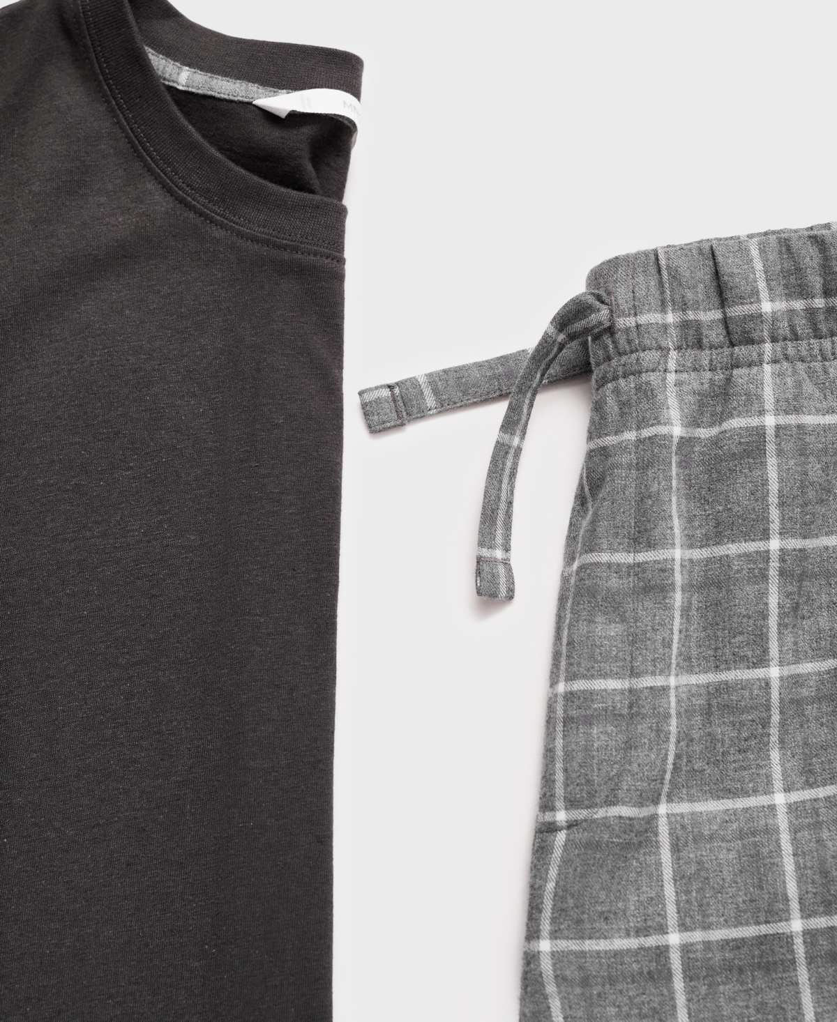 Mango Men's Check Cotton Pajama