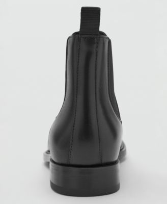 Men's Polished Leather Chelsea Boots