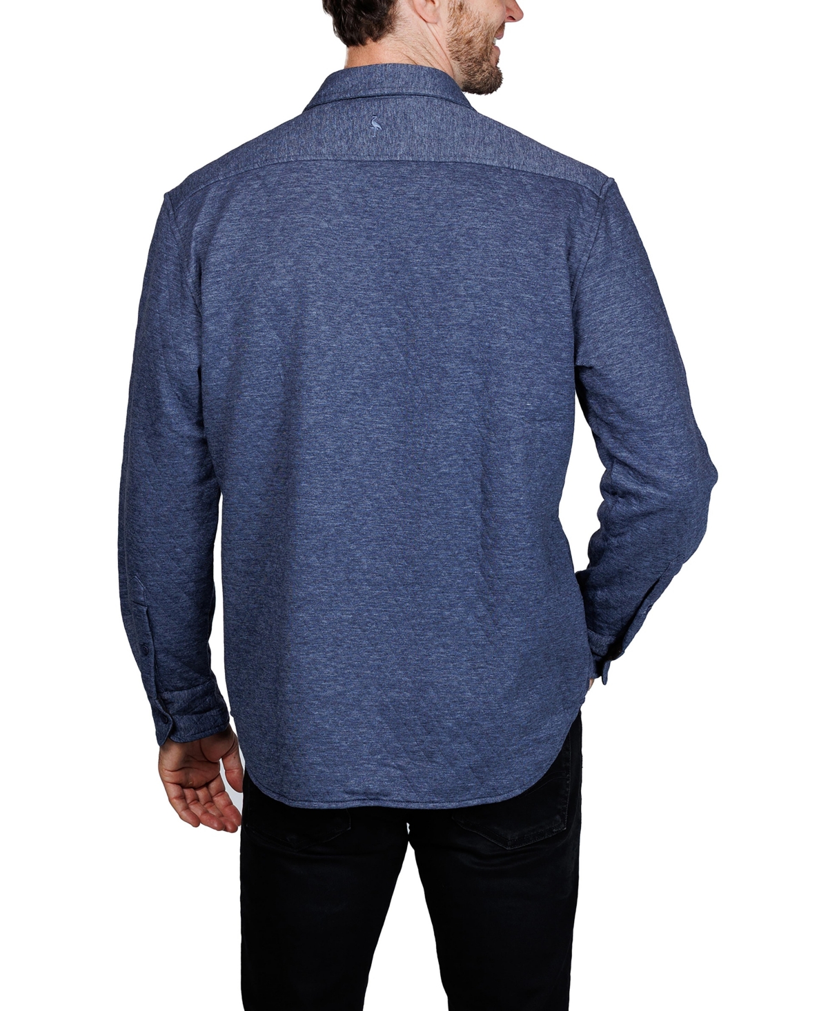 Tailorbyrd Men's Quilted Sweater Shirt