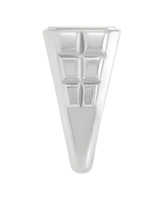 Men's Signet Ring in Sterling Silver Rhodium