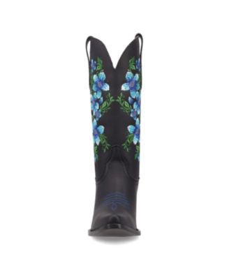 Women's Shoes Designed With Floral Embroidery(Posie) - Boots.