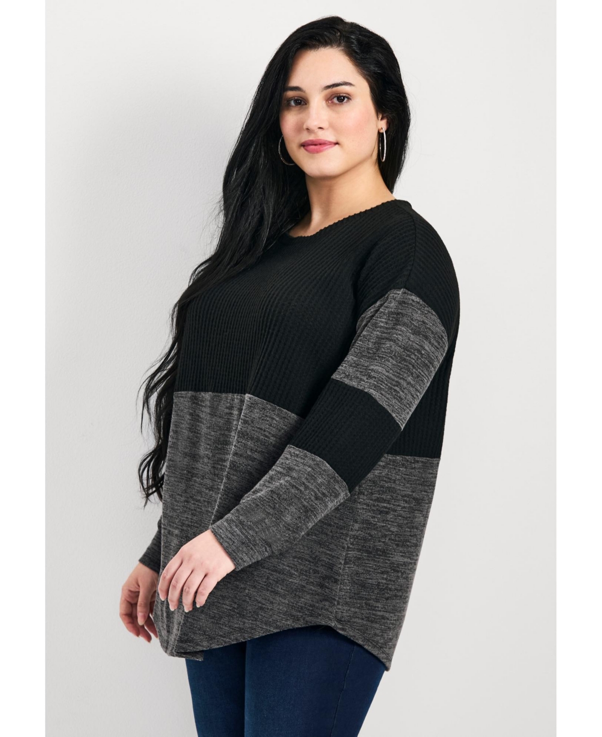 Avenue Women's Leisure Splice Hacci Top
