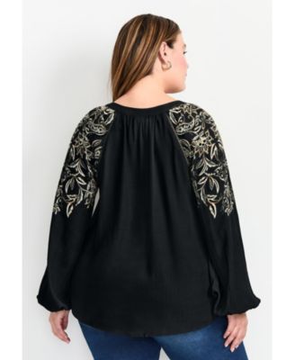 Women's Plus Size Temptation V-Neck Shirt