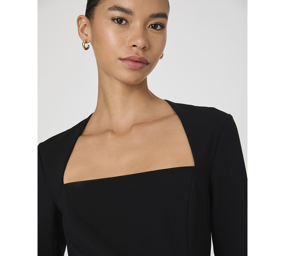 French Connection Women's Whisper Sweetheart Neck Mini Dress