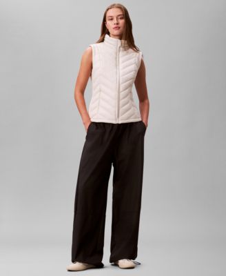 Women's Slim Sleeveless Puffer Vest