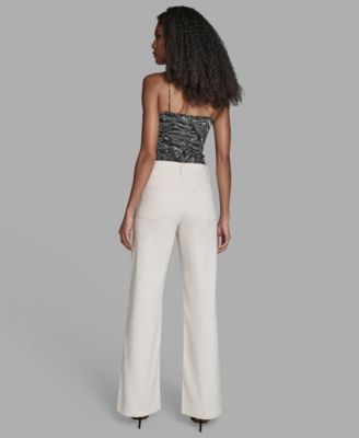 Women's Wide Leg Mid-Rise Jeans