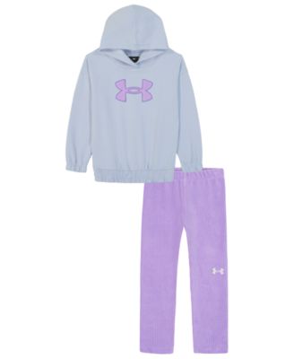 Under Armour - Girls 2T-6X 2-Piece Long-Sleeve Top and Leggings Set