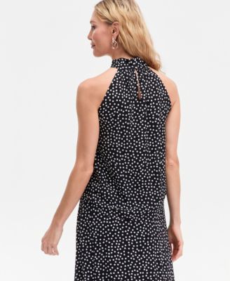 Women's Dot-Print Halter Top, Macy's Exclusive