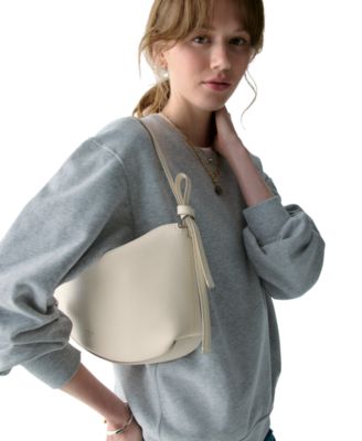 Loop Medium Pebbled Leather Shoulder Bag