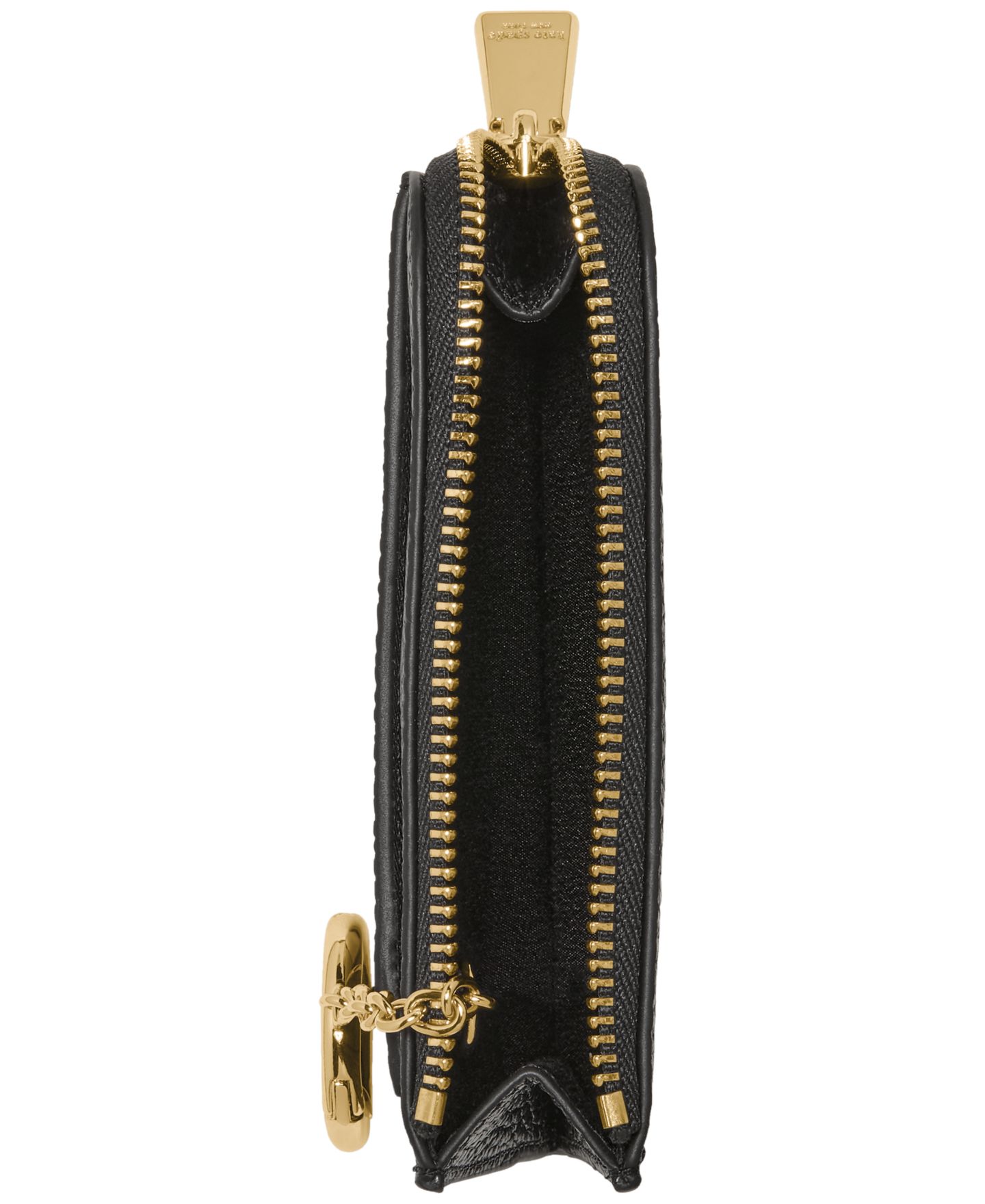 Женская мини-визитница Kate Spade New York на молнии, цвет: Чёрный — фото 4