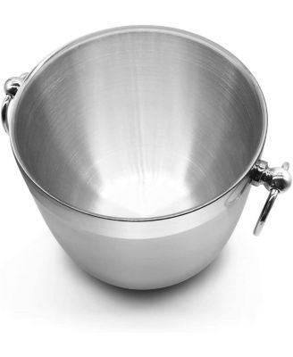 Insulated Stainless Steel Ice Bucket with Ice Tongs and Lid