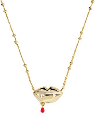 Kyocera Opal Vampire Short Pendant Necklace